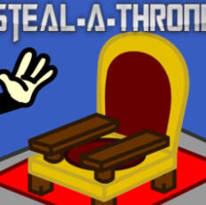Game Thumbnail for upcoming Roblox game, &#39;Steal a Throne!&quot;